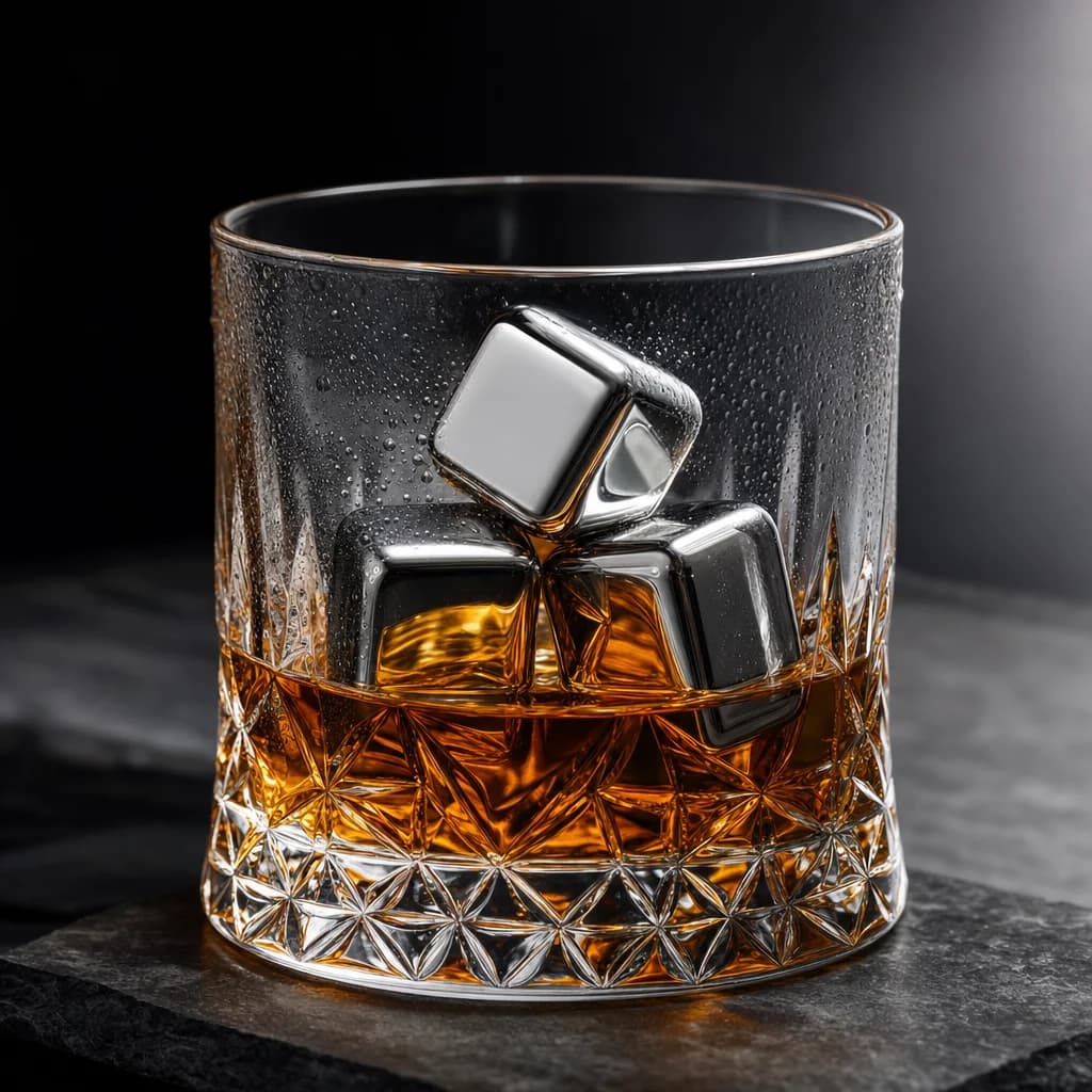 Metallic Ice Cubes — Silver