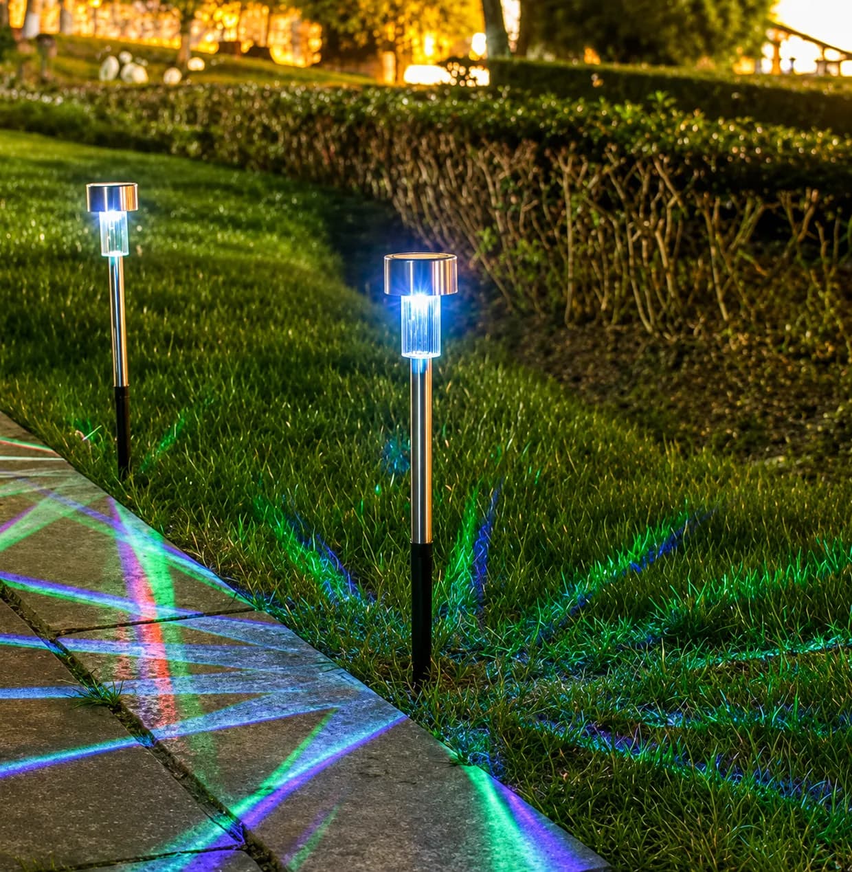 Multi-Color — solar outdoor lights