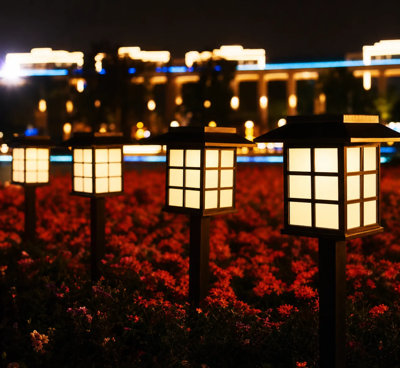 Oriental — solar outdoor lights