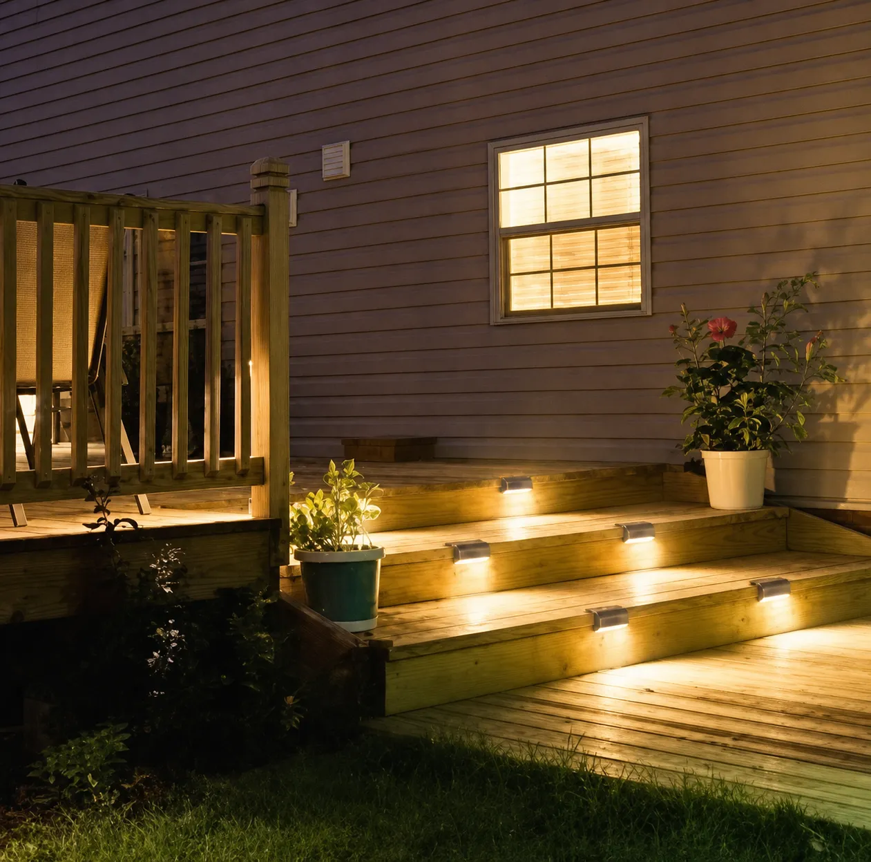 Ledge — solar outdoor lights