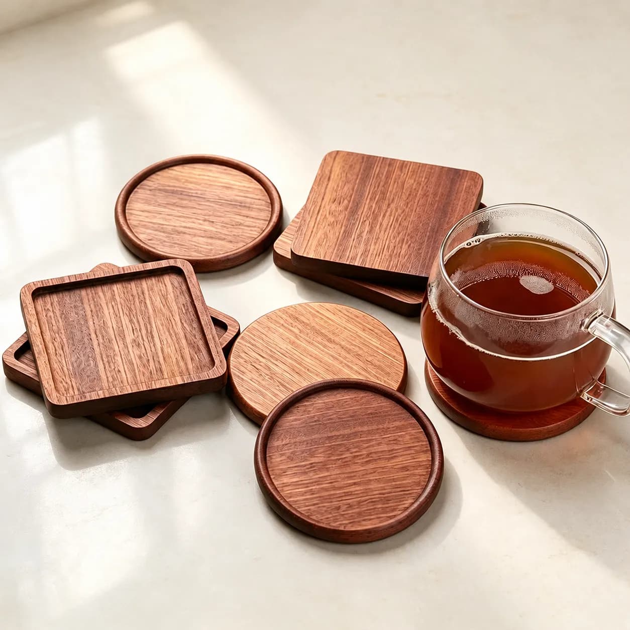 Coasters — Wood — view 2